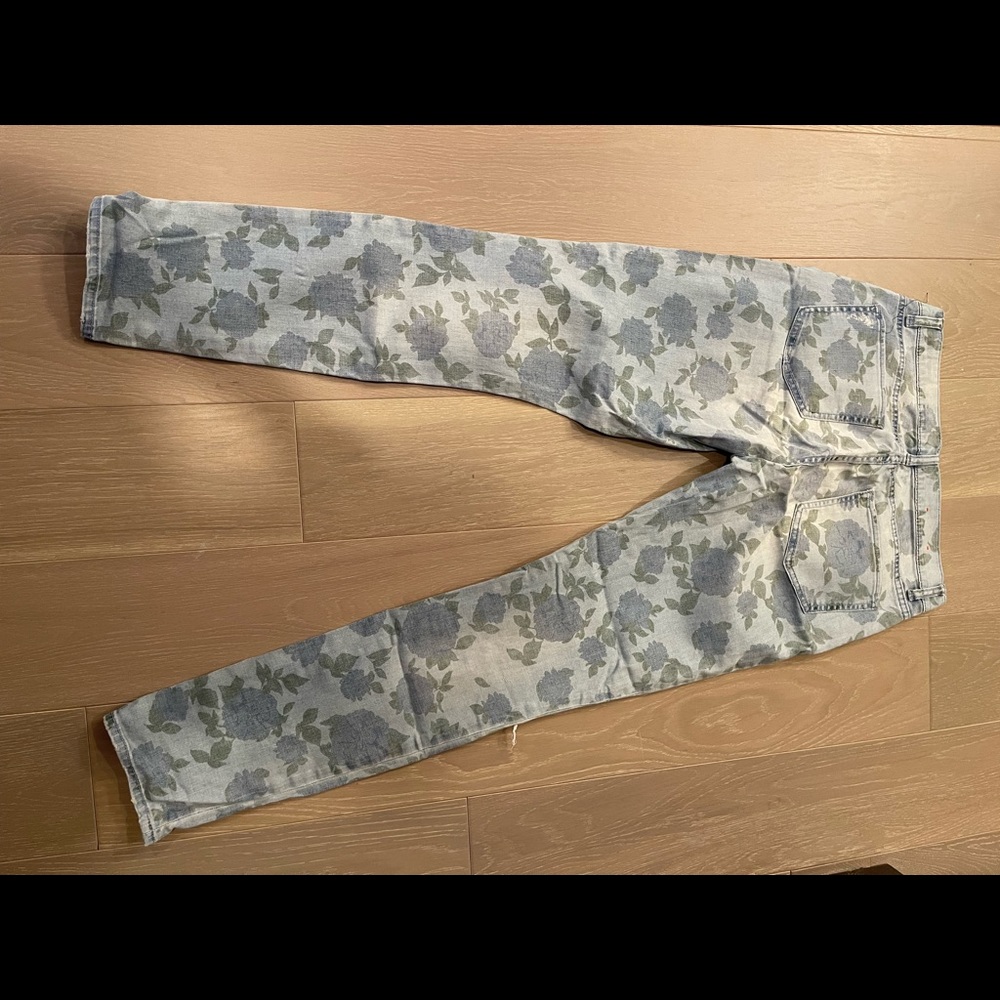 C Wonder faded distressed floral jeans size 29